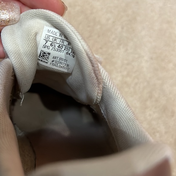 Adidas Grand Court Rose Gold Size 8 - Picture 4 of 5